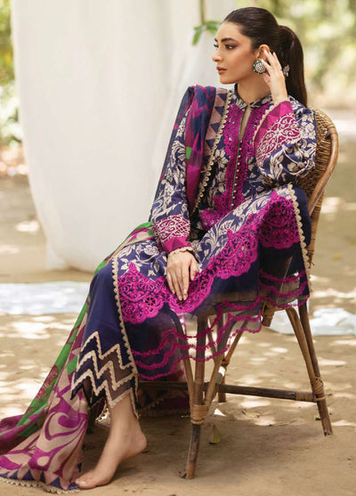 Tahra by Zainab Chottani Unstitched Lawn Collection 2024 7B Tamara