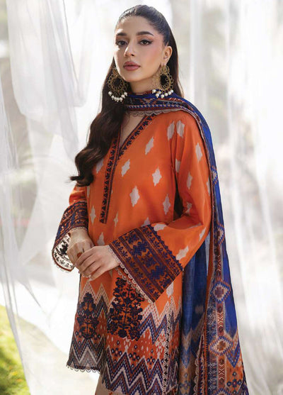 Tahra by Zainab Chottani Unstitched Lawn Collection 2024 8A Liza