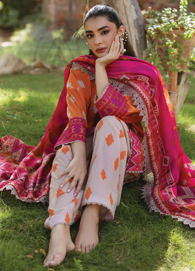 Tahra by Zainab Chottani Unstitched Lawn Collection 2024 8B Liza