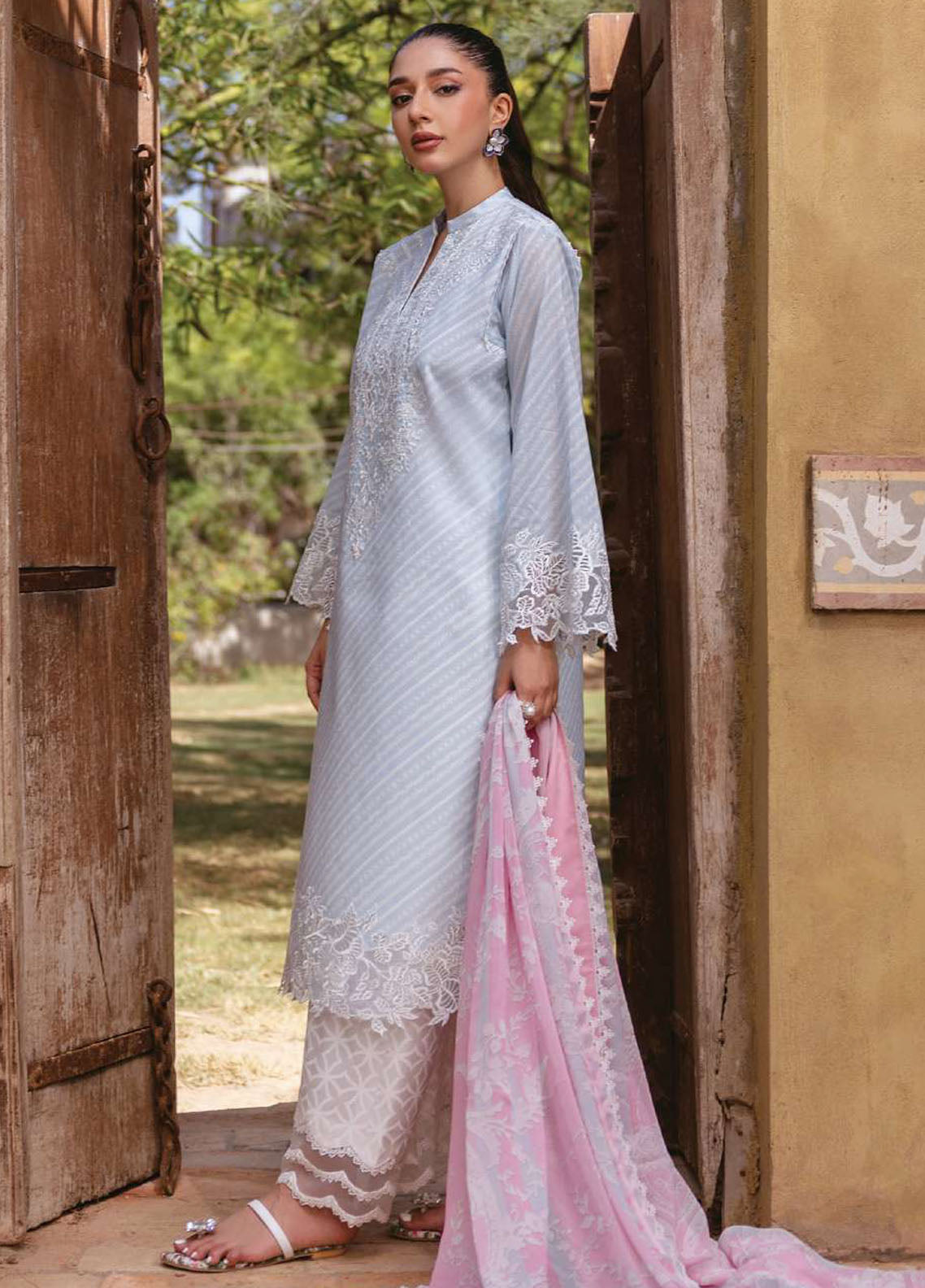 Tahra by Zainab Chottani Unstitched Lawn Collection 2024 9B Ruhae