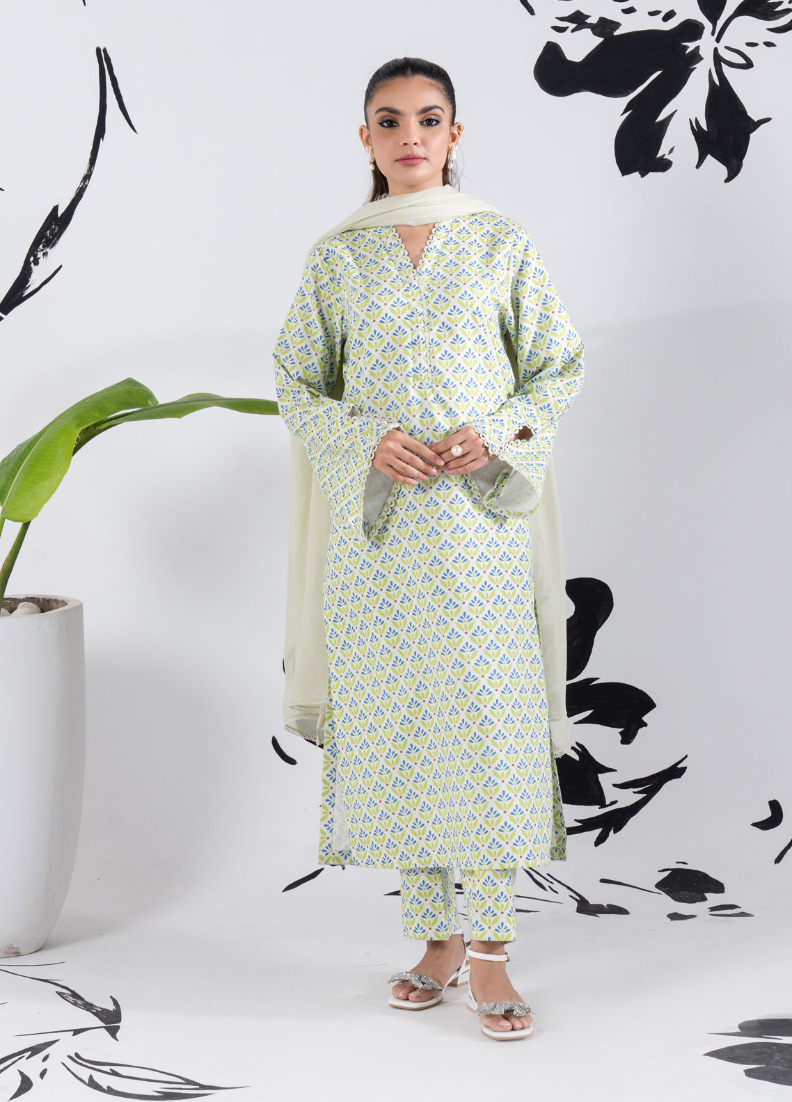 Tana Bana Pret Printed Lawn 2 Piece Suit GLV2-10