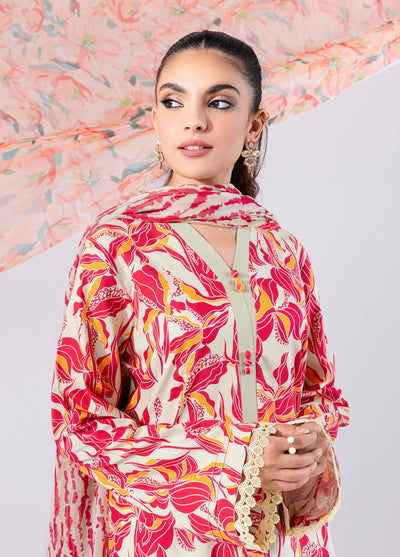 Tana Bana Pret Printed Lawn 3 Piece Suit MLD1-09