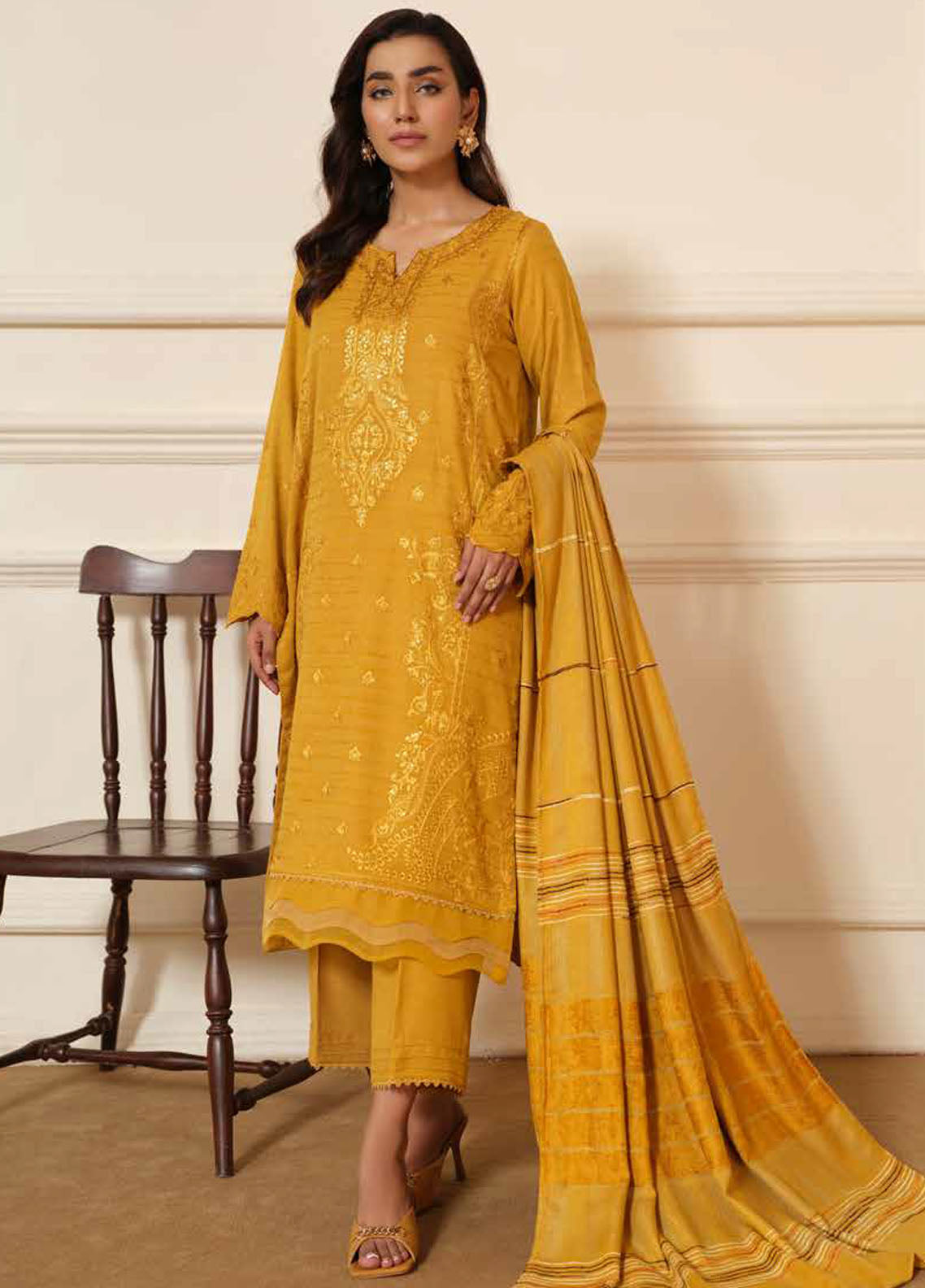 Tehzeeb By Riaz Arts Unstitched Winter Collection 2024 TL-265