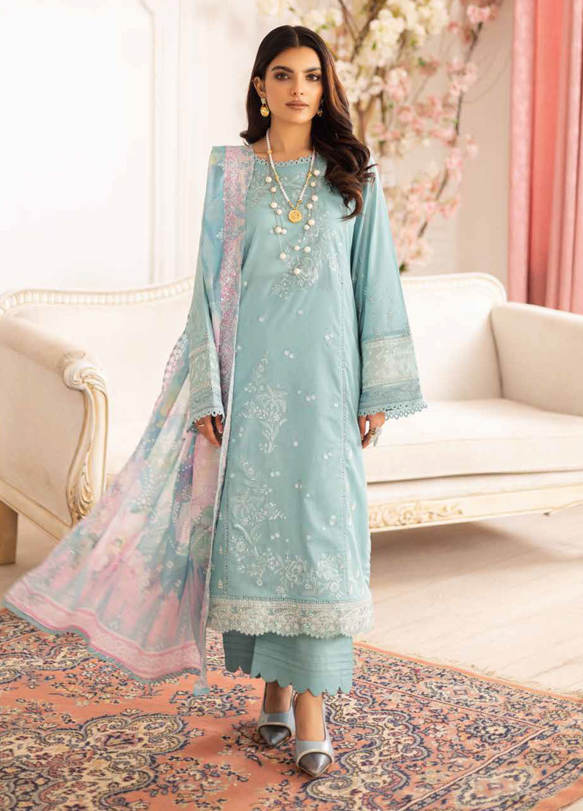 Tehzeeb by Riaz Arts Unstitched Lawn Collection 2025 TL-433