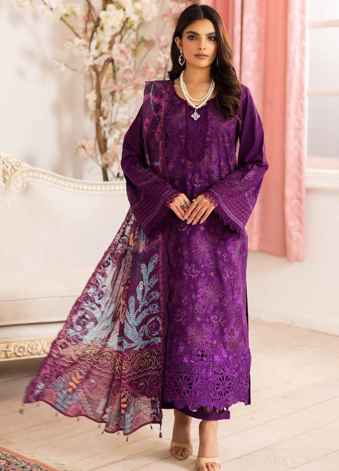 Tehzeeb by Riaz Arts Unstitched Lawn Collection 2025 TL-439