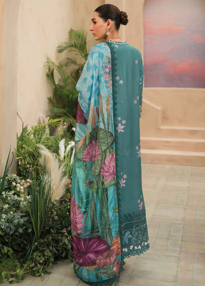 The Painted Garden by Afrozeh Eid Festive Lawn Collection 2024 D-01 Stellar Sage