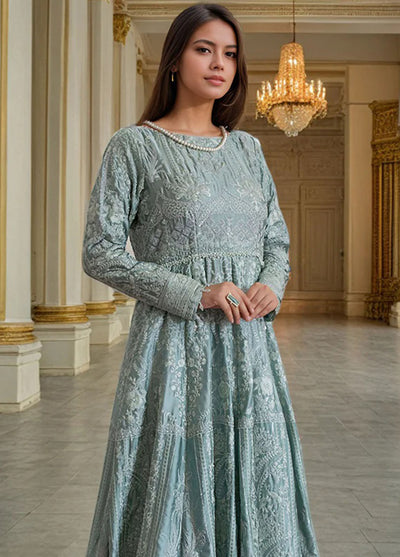 Thread and Motifs Pret Embroidered Chamois 3 piece Suit 9366.1