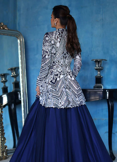 Thread and Motifs Pret Embroidered Net 3 piece Suit 6682