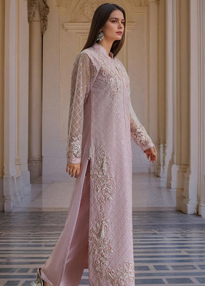 Thread and Motifs Pret Embroidered Net 3 piece Suit 9723