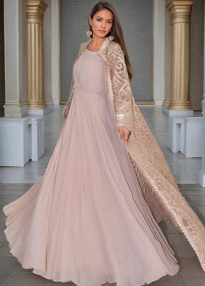 Thread and Motifs Pret Embroidered Organza 3 piece Suit 9515