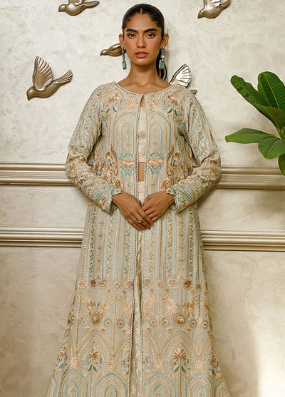 Threads And Motifs Pret Embroidered Chiffon Dress 8422