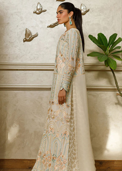 Threads And Motifs Pret Embroidered Chiffon Dress 8422