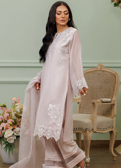 Threads And Motifs Pret Embroidered Khaadi Net 3 Piece Suit 8933