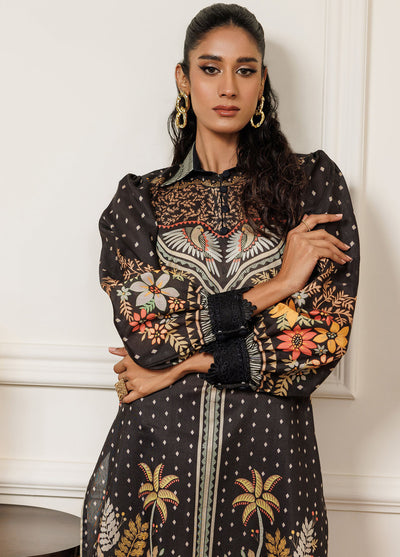 Threads And Motifs Pret Embroidered Viscose Silk 2 Piece Suit 9016