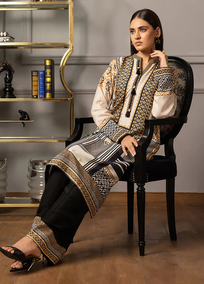 Threads And Motifs Pret Printed Viscose Silk 2 Piece Suit 8975