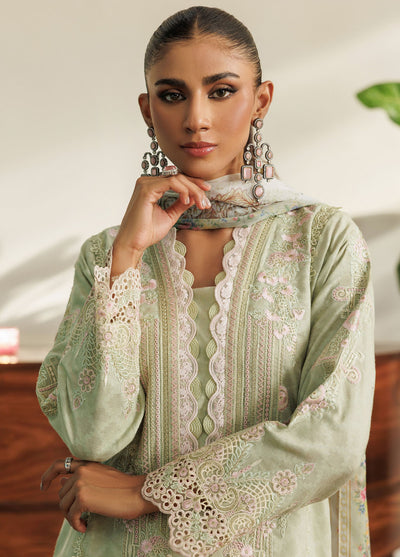 Threads And Motifs Pret Embroidered Jackquard 3 Piece Suit 8831