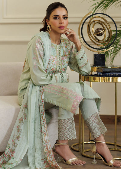 Threads And Motifs Pret Embroidered Lawn 3 Piece Suit 8954