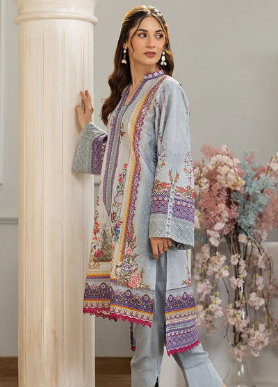 Threads And Motifs Pret Embroidered Net 3 Piece Suit 8767