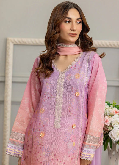 Threads And Motifs Pret Embroidered Net 3 Piece Suit 8907