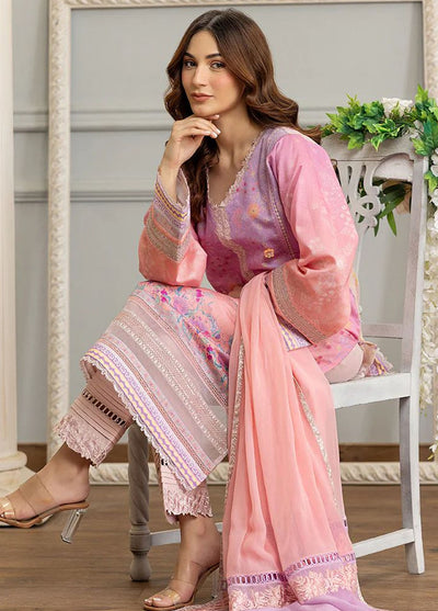 Threads And Motifs Pret Embroidered Net 3 Piece Suit 8907