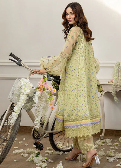 Threads And Motifs Pret Embroidered Net 3 Piece Suit 8910