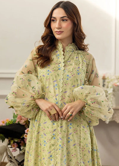 Threads And Motifs Pret Embroidered Net 3 Piece Suit 8910