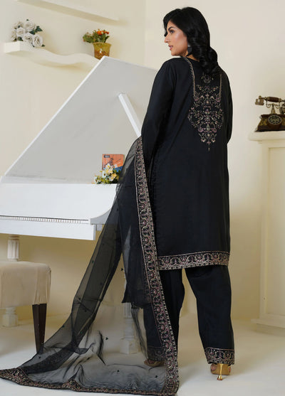 Threads And Weaves Pret Embroidered Viscose 3 Piece Suit RTWV25108