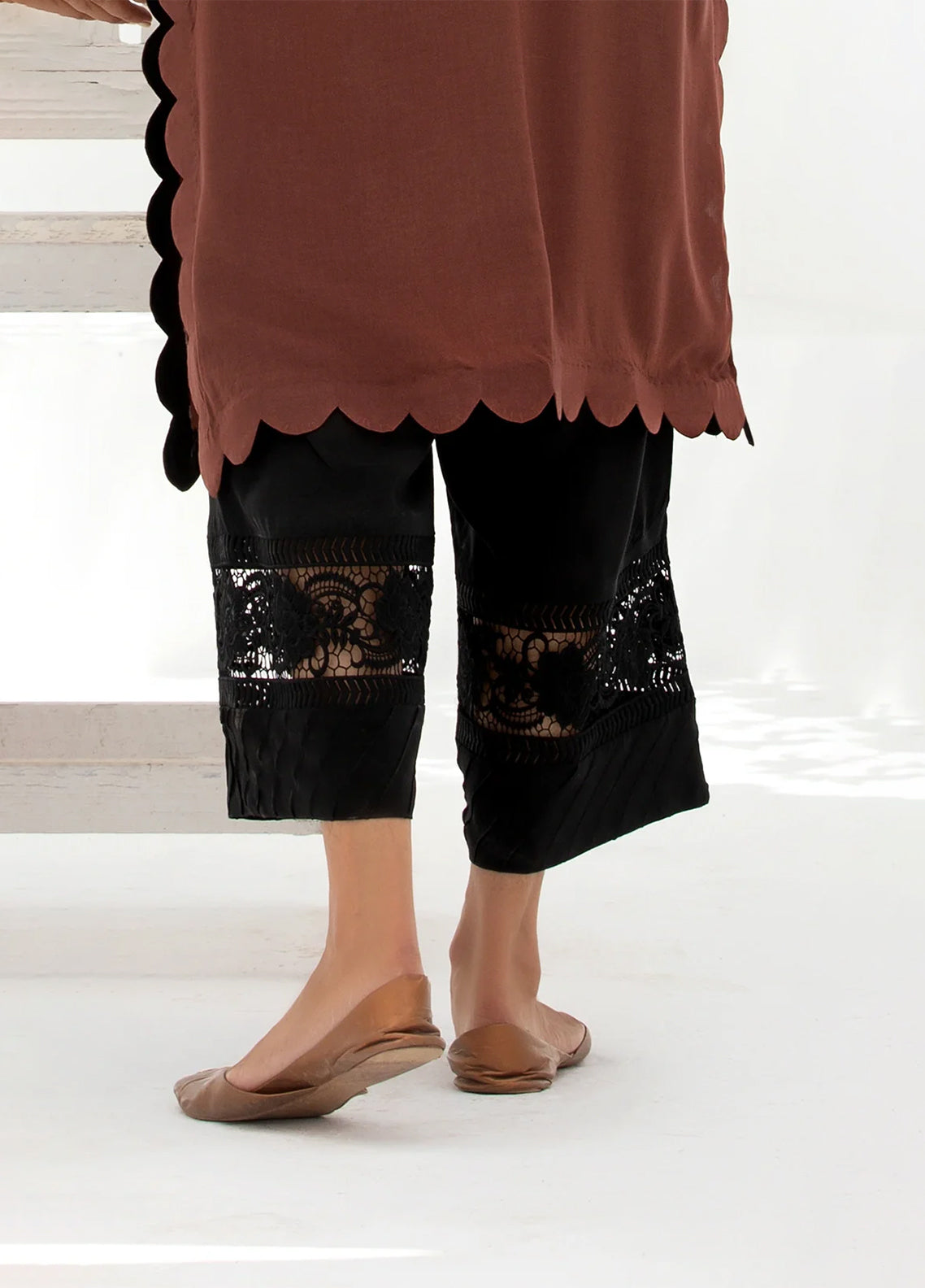 Threads By Ameerah Usman Pret Casual Cotton Trouser Hugo