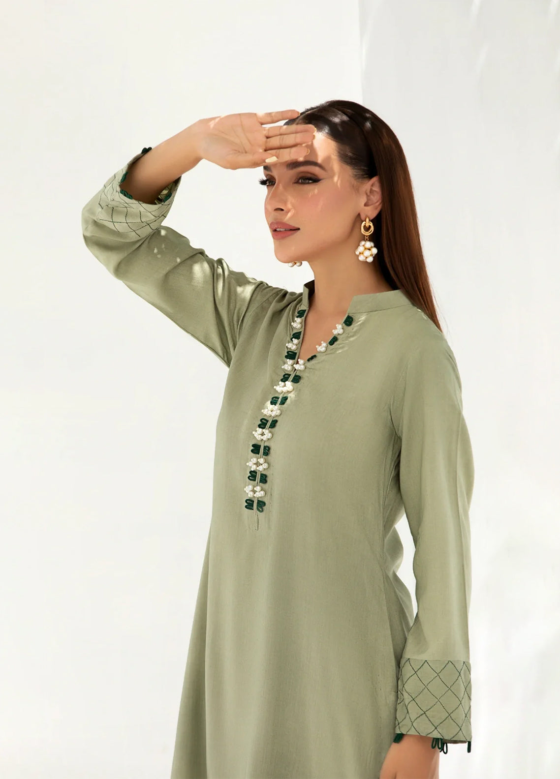 Threads By Ameerah Usman Pret Casual Viscose 2 Piece Suit Avery