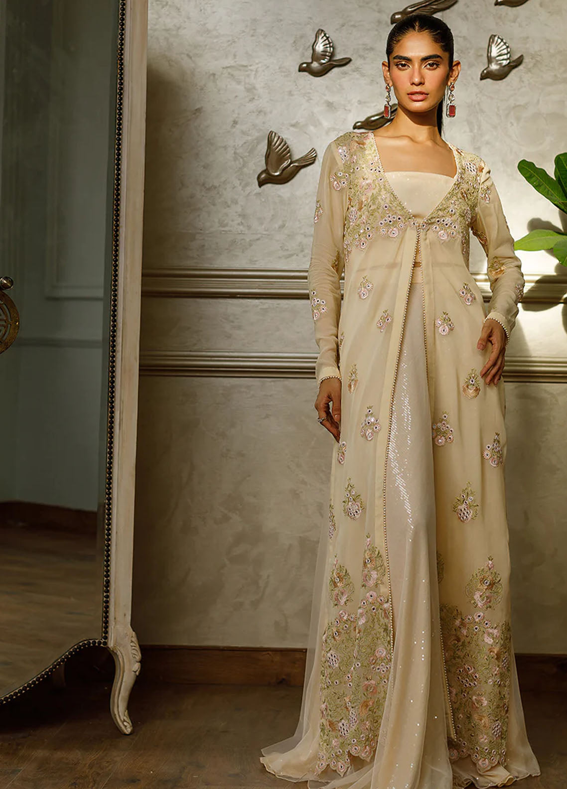 Threads & Motifs Pret Formal Wear Chiffon 3 Piece Suit 7939.1