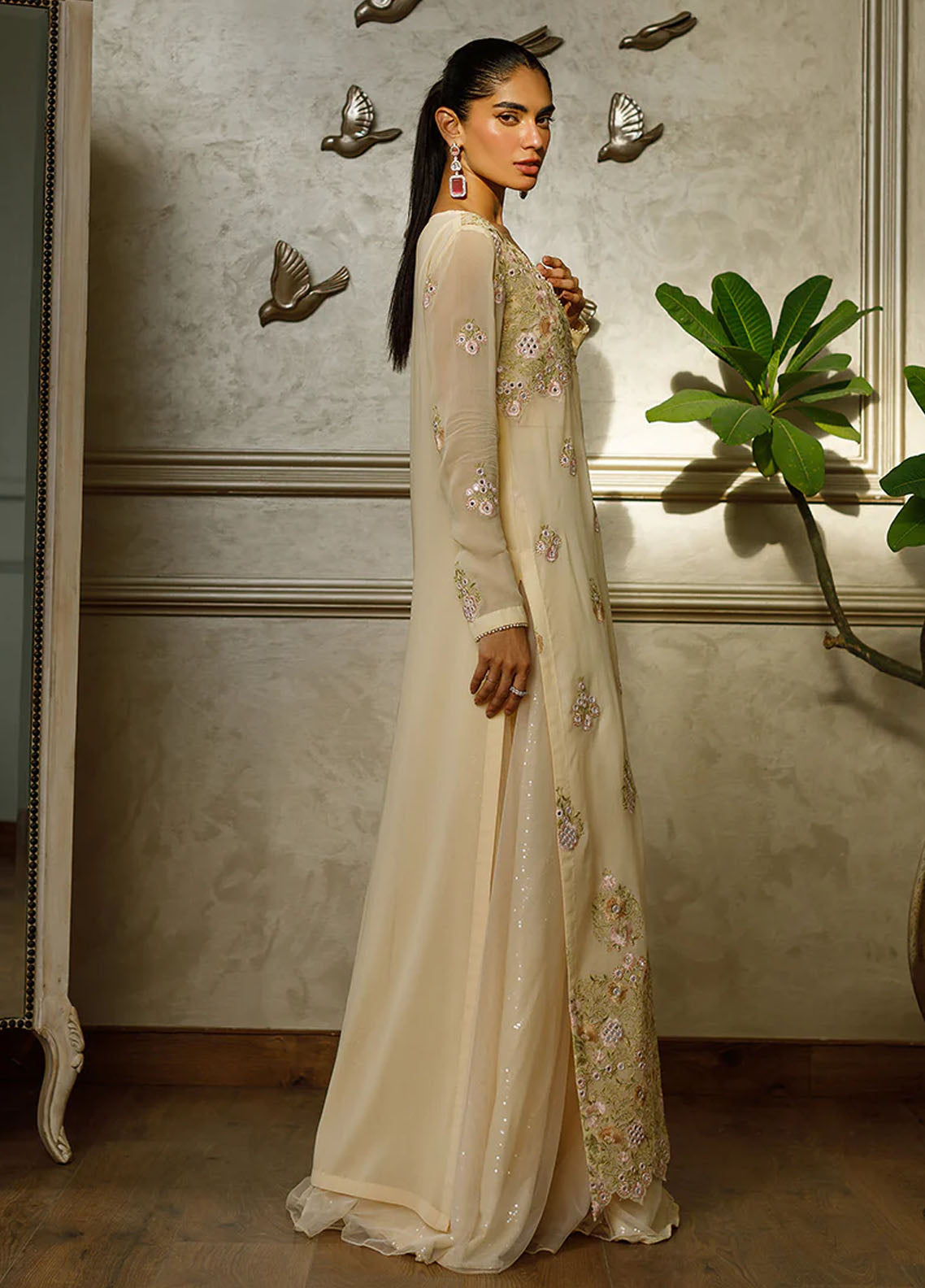 Threads & Motifs Pret Formal Wear Chiffon 3 Piece Suit 7939.1