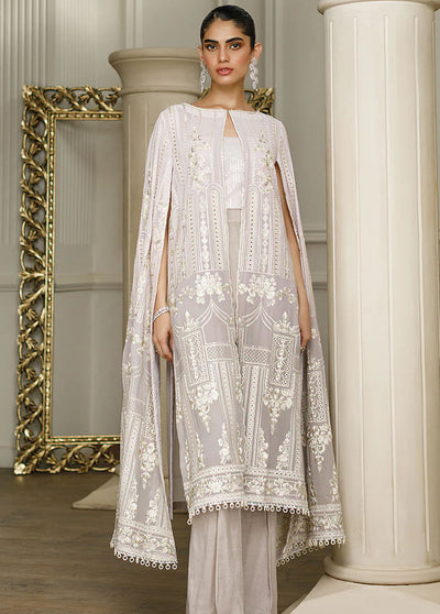 Threads & Motifs Pret Embroidered Chiffon Jacket Dress 8274.1