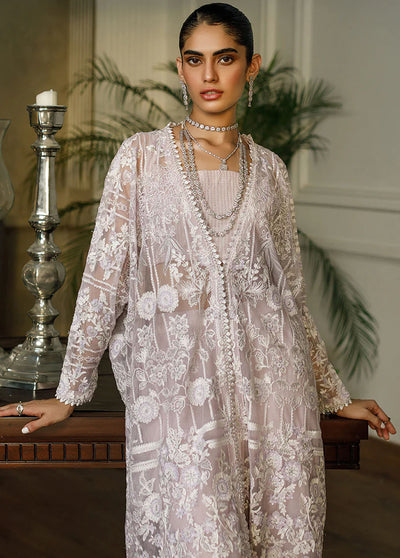 Threads & Motifs Pret Embroidered Net Jacket Dress 8382