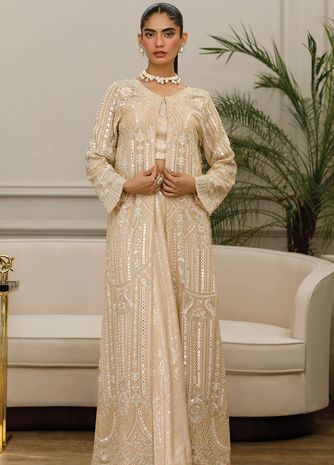 Threads & Motifs Pret Formal Wear Chiffon 3 Piece Suit 8424.1