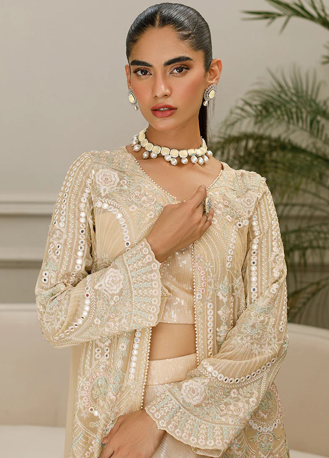 Threads & Motifs Pret Formal Wear Chiffon 3 Piece Suit 8424.1