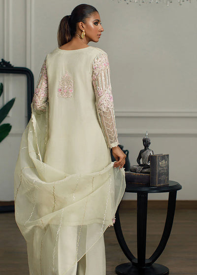 Threads & Motifs Pret Embroidered Organza Kurti 7993