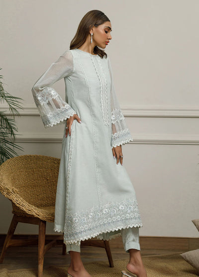 Threads & Motifs Pret Embroidered Khaadi Net Shirt 8176