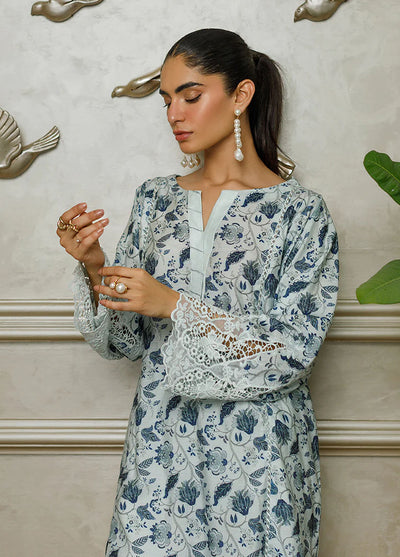 Threads & Motifs Pret Embroidered Khaadi Net Shirt 8248