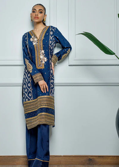 Threads & Motifs Pret Embroidered Khaadi Net Shirt 8272