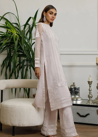 Threads & Motifs Pret Embroidered Khaadi Net Shirt 8306