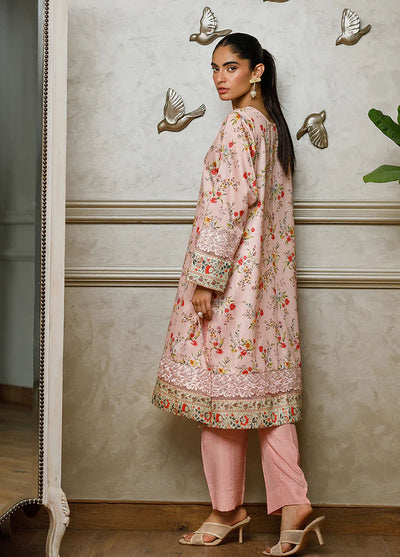 Threads & Motifs Pret Embroidered Khaadi Net Shirt 8486