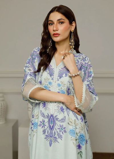 Threads & Motifs Pret Embroidered Silk Shirt 8489