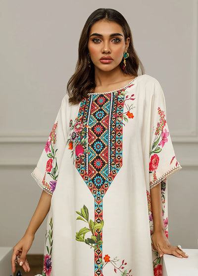 Threads & Motifs Pret Embroidered Silk Shirt 8491