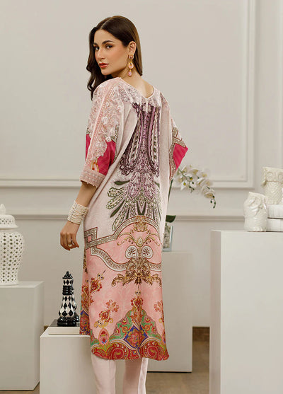 Threads & Motifs Pret Embroidered Silk Shirt 8575