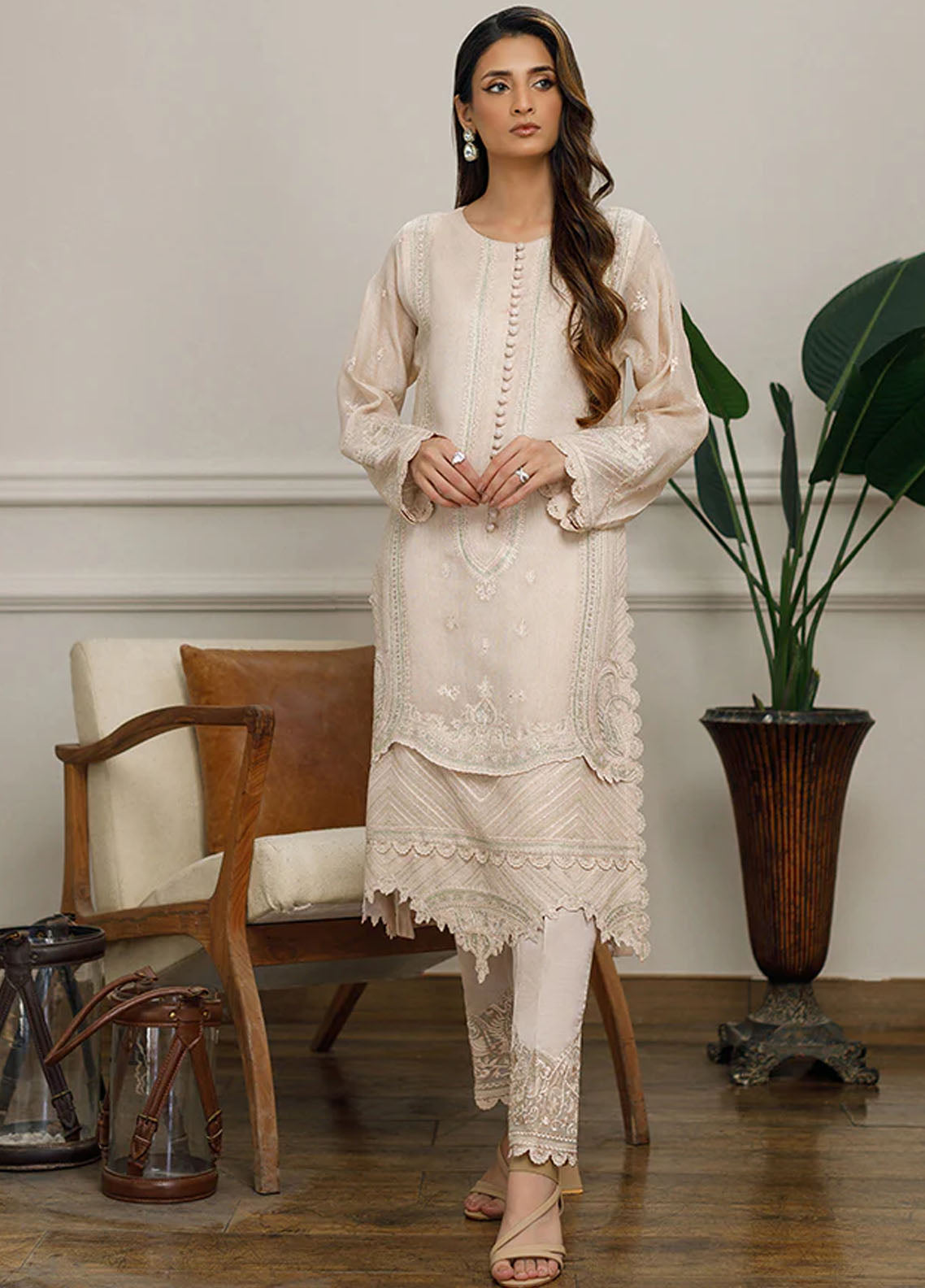 Threads & Motifs Pret Khaadi Net Shirt 8199