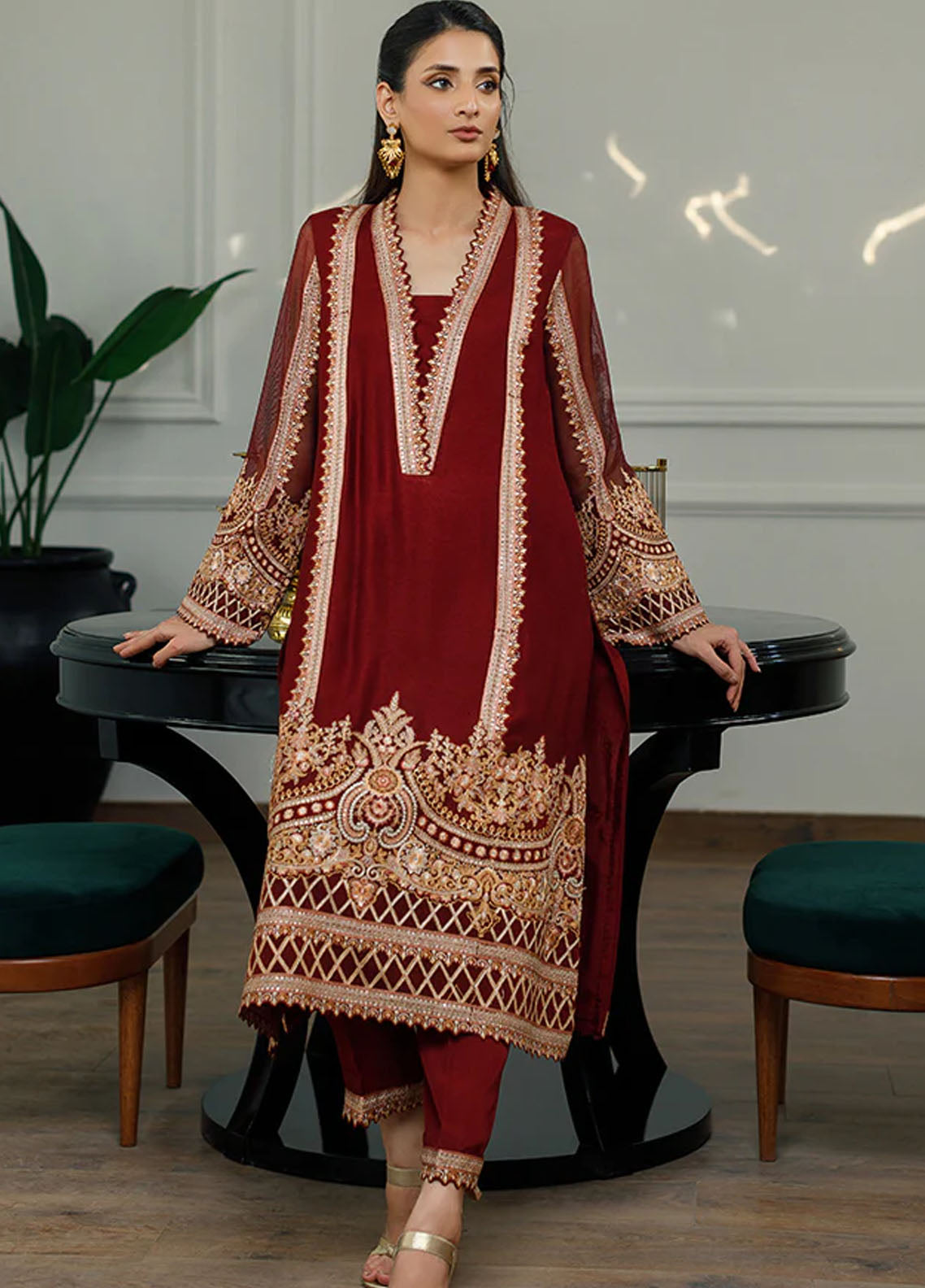 Threads & Motifs Pret Khaadi Net Shirt 7568.2