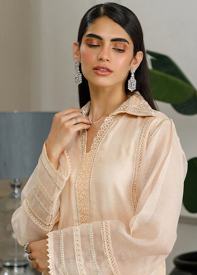 Threads & Motifs Pret Embroidered Khaadi Net Kurti 8346