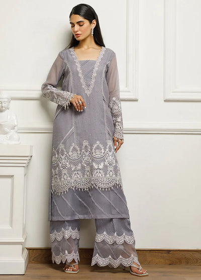 Threads & Motifs Pret Embroidered Khaadi Net Kurti 8454