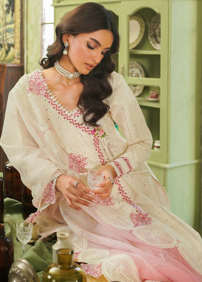 Tresor by Zarqash Unstitched Luxury Lawn Collection 2024 ZQT-006 Ida