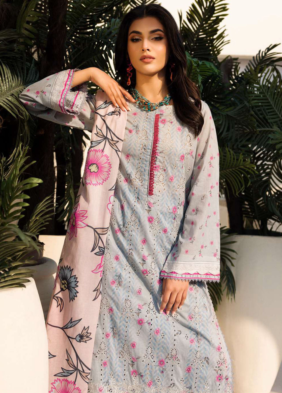 Umang By Motifz Digital Embroidered Collection 2024 4634 Aaraish